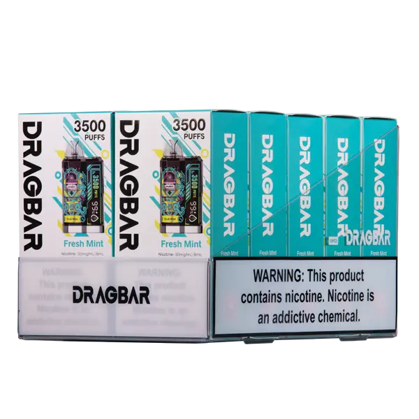 BUY 1 GET 1 FREE Fresh Mint Dragbar B3500 | Vape Amazon India ZoVoo
