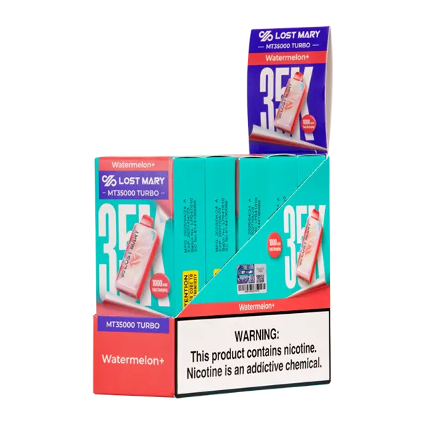 BUY 1 GET 1 FREE Watermelon Lost Mary MT35K Turbo | Vape Amazon India Lost Mary