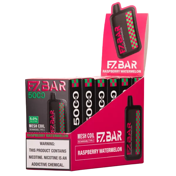 BUY 1 GET 1 FREE Raspberry Watermelon EZBAR 5000 | Vape Amazon India EZEE