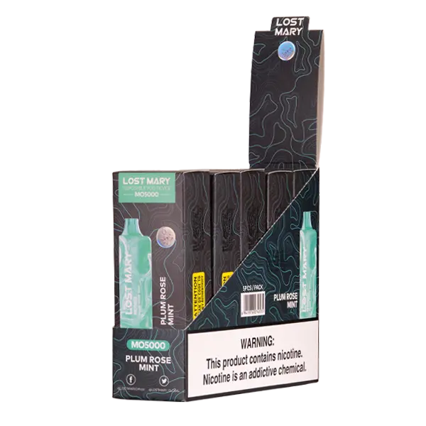 BUY 1 GET 1 FREE Plum Rose Mint Lost Mary MO5000 | Vape Amazon India Lost Mary