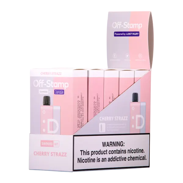 BUY 1 GET 1 FREE Cherry Strazz OFF STAMP SW9000 Kit | Vape Amazon India Off Stamp