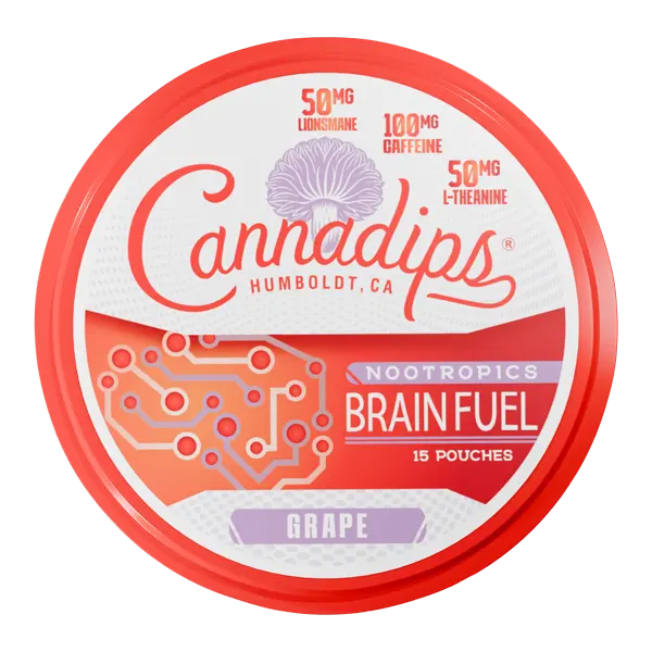 BUY 1 GET 1 FREE Grape CANNADIPS Brain Fuel Pouches | Vape Amazon India