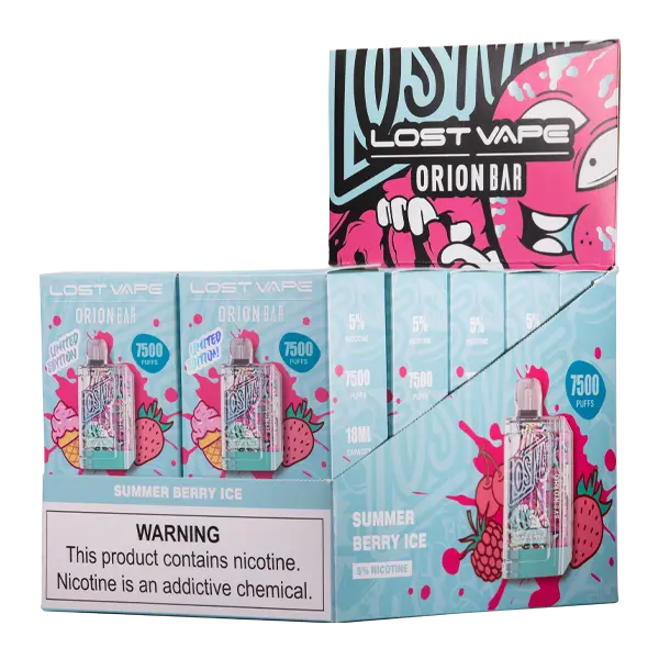 BUY 1 GET 1 FREE Summer Berry Ice Orion Bar 7500 | Vape Amazon India Lost Vape