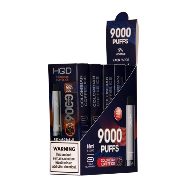 BUY 1 GET 1 FREE Colombian Coffee Ice HQD Cuvie Plus 2.0 | Vape Amazon India HQD